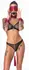 Bad Kitty Gems roze bondage set sa bisernim sjajem i zlatnim detaljima, 6 delova