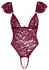 Cottelli Lingerie Body Pearls L bordo čipkani bodi sa biserima