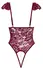 Cottelli Lingerie Body Pearls S bordo čipkani bodi sa podesivim biserima