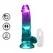 RealRock vibrirajući LED providni dildo 15 cm sa vakuum postoljem