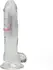 RealRock vibrirajući LED providni dildo 15 cm sa vakuum postoljem