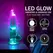 RealRock vibrirajući LED providni dildo 15 cm sa vakuum postoljem