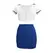 Obsessive Stewardess Uniform Set S/M Blue & White Flight Attire