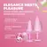 Ouch! Paris Collection Metal Plug Set Pink 3 Sizes Jewel Base