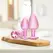 Ouch! Paris Collection Metal Plug Set Pink 3 Sizes Jewel Base