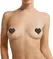 Ouch! Decorative Nipple Cover Set Black - Cross, Star & Heart Shapes