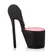 XR Brands Stiletto Chair Pink - Modern Vegan Leather Decorative Seat