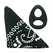 The Code set silikonski prsten i bandana Hunter Green elegantan duo paket