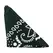 The Code set silikonski prsten i bandana Hunter Green elegantan duo paket