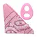 Rock Solid The Code Silicone Ring & Bandana Set Pink Comfort Fit