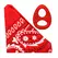 The Code Silicone Ring & Bandana Set Red - Stylish Two-Tone Design