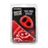 The Code Silicone Ring & Bandana Set Red - Stylish Two-Tone Design