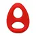 The Code Silicone Ring & Bandana Set Red - Stylish Two-Tone Design