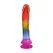 Doc Johnson Crystal Jellies Rainbow 24.1 cm intimni model sa vakuumskim postoljem
