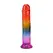 Doc Johnson Crystal Jellies Arcoiris fleksibilni model od 21.6 cm u duginim bojama