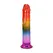 Doc Johnson Crystal Jellies Arcoiris fleksibilni model od 21.6 cm u duginim bojama