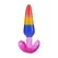 Doc Johnson Crystal Jellies set analnih čepova Rainbow S/M/L set za postepeni trening