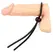Magic Shiver ADV24 Adjustable Silicone Intimate Support Ring Black 20cm