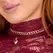 Abierta Fina Body Open Cup Red S, cvetna čipka i podesivi halter pojas