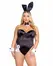 Playboy Classic Bunny Costume Set Black - Iconic Lingerie Collection M