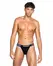 Playboy Lingerie Modal Gym Thong Black - Comfort Fit Athletic Underwear XL