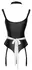 Cottelli Costumes Maid Set XL crni mat bodi sa halterima i dodaci