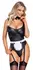 Cottelli Costumes Maid Set S, trodelni crni mat kostim sobarice