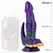 EPIC Crocotta Mystic Aurora silikonski intimni model 18.5cm sa šarenim postoljem