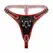 Fetish Collection trostruki pojas podesiv crno crveni 54 do 106cm