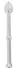 Rebel Metal Milking Stick, punjivi sistem za prostatu, srebrni, 26.5cm