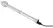 Rebel Metal Milking Stick, punjivi sistem za prostatu, srebrni, 26.5cm