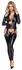 Cottelli PARTY Matte Black Chaps & String Set M, stil uskih helanki