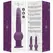 INTENSE Tatum multifunkcionalni vibrator sa gore dole pokretima 24cm ljubičasti