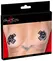 Bad Kitty Black X-Shape Adhesive Nipple Covers with Studs 7x7cm
