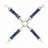 Naughty Navy 7-Piece Restraint Set - Adjustable Blue Bondage Kit