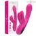 INTENSE Britney vibrator sa 3 motora i dvostrukim delovanjem 23cm roze od medicinskog silikona