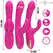 INTENSE Britney vibrator sa 3 motora i dvostrukim delovanjem 23cm roze od medicinskog silikona