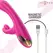 INTENSE Britney vibrator sa 3 motora i dvostrukim delovanjem 23cm roze od medicinskog silikona