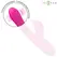 INTENSE Britney vibrator sa 3 motora i dvostrukim delovanjem 23cm roze od medicinskog silikona