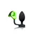 Ouch! Glow in the Dark Plug & Ring System - Fluorescent Green Silicone