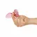 Stakleni analni čep sa bazom u obliku srca Anal Collection Medium 8.3 cm roze