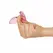 Stakleni analni čep Anal Collection Small Pink 7cm sa bazom u obliku srca