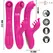 INTENSE Christina Pink vibrator sa dvostrukom stimulacijom 22.5 cm