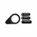 Evolved Black Knight Intimate Ring with Vibrating System Black