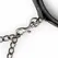 EasyToys Faux Leather Adjustable Collar with Ankle Cuffs Black Set