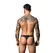 Male Power Hot Mesh Thong S/M crveno crne muške tange od lagane mikro mrežice