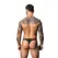 Male Power Hot Mesh tange L/XL Crveno/Crne od lagane mikro mrežice