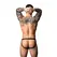 Male Power Oh Snap! Tearaway Jockstrap S/M mat crni gumirani finiš