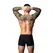 Male Power Hot Mesh Pouch Short M crno crveni lagani bokseri od mikromrežice