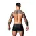 Male Power Snap Off Short S Black boksarice sa prednjim delom na otkopčavanje